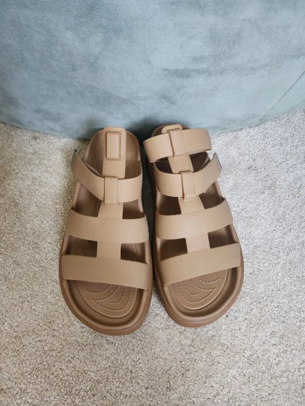 Crocs Brooklyn Luxe Gladiator Sandal  | Women's 11 | New | Missing Strap